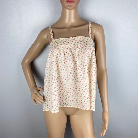 NEW MADEWELL SPAGHETTI STRAP FLORAL TANK TOP - Picture 2 of 8